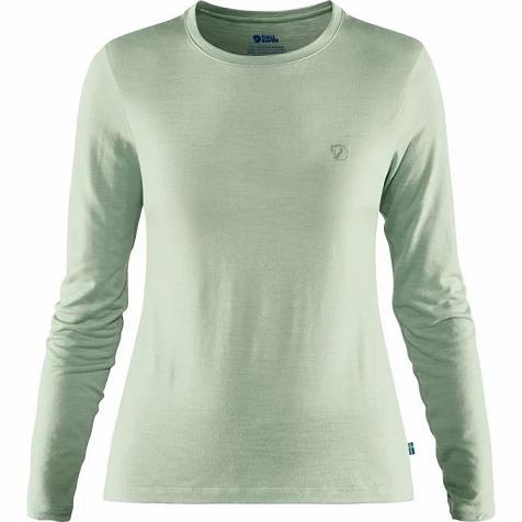 Fjallraven Abisko T-Shirt Green Singapore For Women (SG-155142)